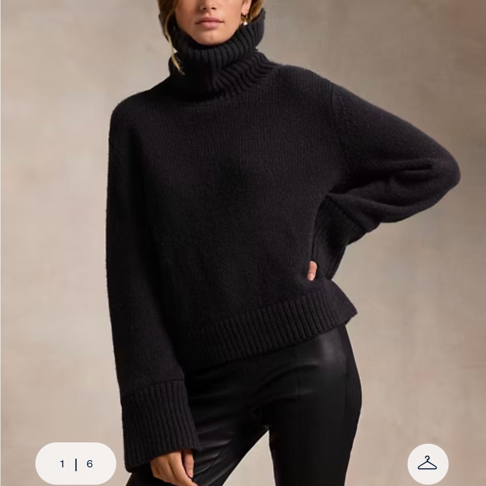 NWOT Polo Ralph Lauren Wool-Cashmere Turtleneck Sweater
